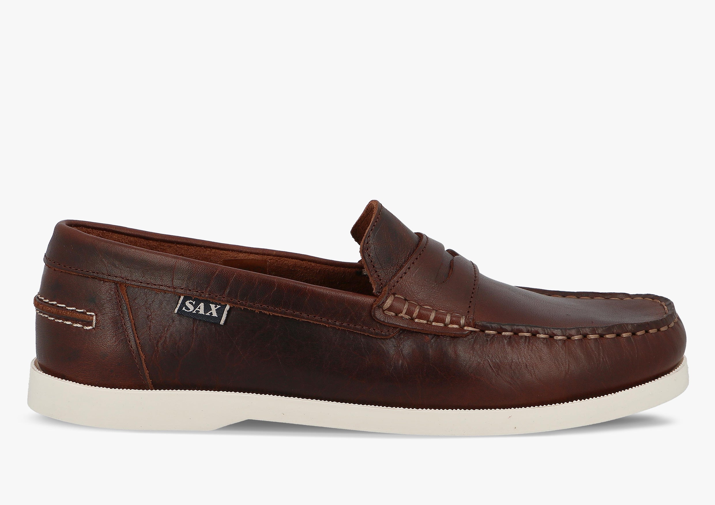 Il modello KENNEDY di SAX in pelle  bordeaux.